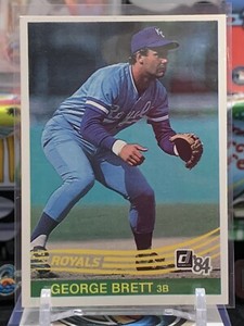 1984 Donruss George Brett #53 Kansas City Royals HOF JL 1D