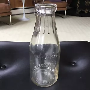 Vintage Quart Milk Bottle Holland’s Quality Dairy Madera CAL - Picture 1 of 4