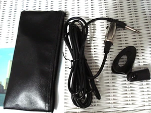10ft Microphone Cable XLR to 1/4" + CLIP. + POUCH. 3 Items. Pro Audio Live Music - Picture 1 of 1