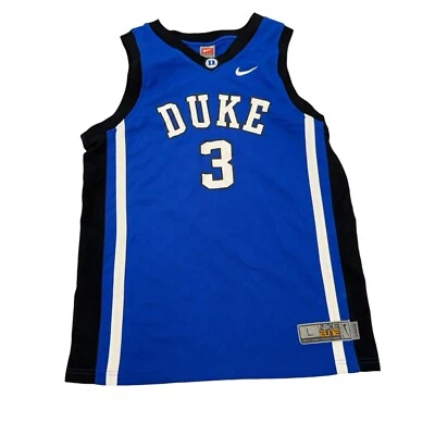 Camiseta deportiva universitaria de baloncesto auténtica Nike Elite vintage de Duke Blue Devils grande Foto 1 de 4