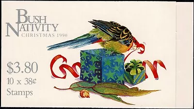 1990 Bush Nativity 10 x 38c Booklet. P/C B166a MUH. - Image 1 of 2