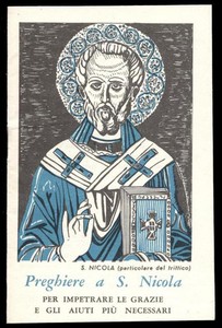 santino-holy card"S.NICOLA DI BARI