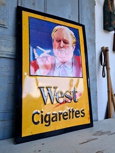 Z9345 Altes Blechschild West Cigarettes | Werbeschild | Zigaretten | Dandy - Bild 1 von 8