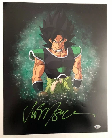 Vic Mignogna Signed Autographed 16x20 Photo Dragon Ball Z Super Broly BECKETT 6 Cover
