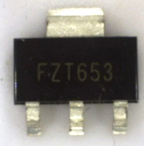 20x ZETEX FZT653TA NPN transistor 100V 2A 175MHz 2W SMD FZT653 - Picture 1 of 3