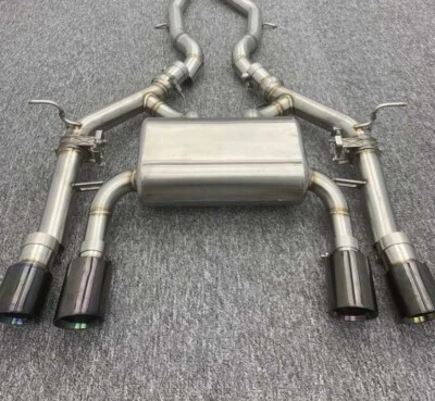 F80, F82, F83 M3/4 Stainless steel, Single midpipe, valved Axle Back exhaust - Image 1 of 4