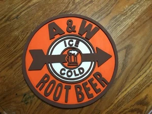 A&W ROOTBEER SCHILD - 3D HOLZKUNST - Bild 1 von 2