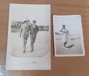 Funny photos 2 man dressing as woman gay interest Piriapolis 1930 - Picture 1 of 3