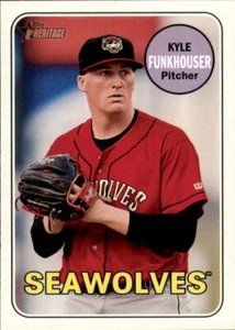2018 Topps Heritage Minors #49 Kyle Funkhouser - NM-MT - Picture 1 of 2