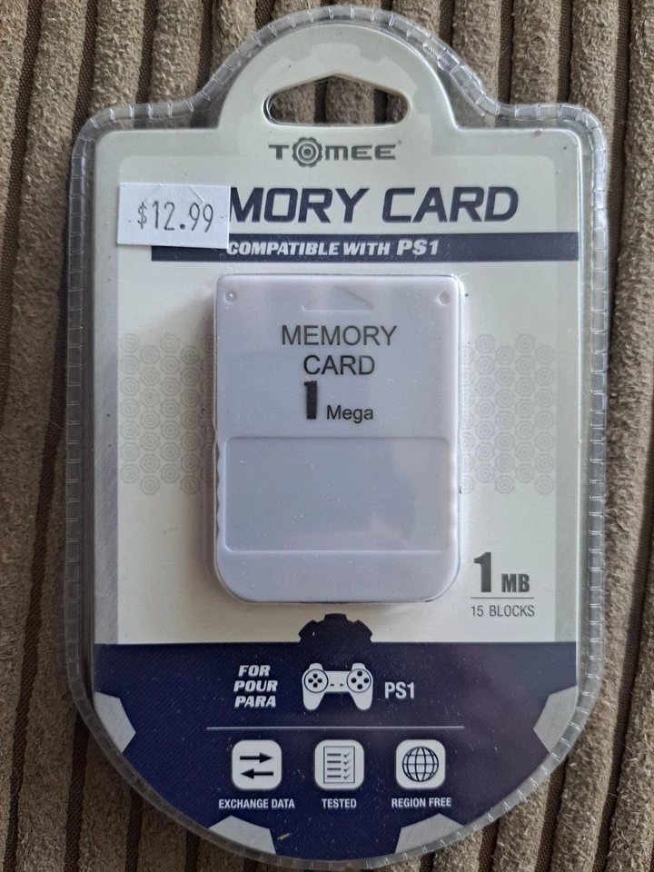 Memory Card for Sony PlayStation 1 - New - Image 1 of 2