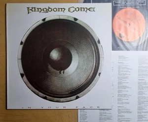 EX / KINGDOM COME - In Your Face [ 1989 Korea Orig 1st LP Vinyl ] w/Insert - Picture 1 of 5
