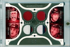 2005-06 SP Game Used Fabrics Quad Patches Brodeur / Elias / Gomez / Koslov 2/5