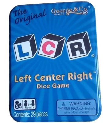 George and Company 左中右骰子游戏(原版)全新未拆封  — 第 1/2 张图片