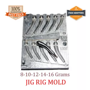 Angeln Drop Shot Form Blei Sinker Vorrichtung Rig Gewichte 5 Hohlraum (8 - 16 G) - Bild 1 von 6