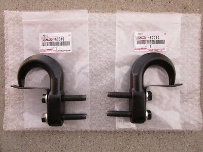 69 - 83 TOYOTA LAND CRUISER FJ40 FJ42 FJ43 FJ45 GANCHOS DE REBOQUE DIANTEIRO QTD 2 FABRICANTE DE EQUIPAMENTO ORIGINAL NOVO - Imagem 1 de 4