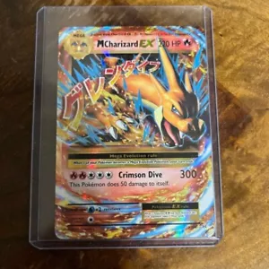 Pokemon MEGA MCharizard EX Crimson Dive HP220 Holo Star Graphics card 13/108 - Picture 1 of 3