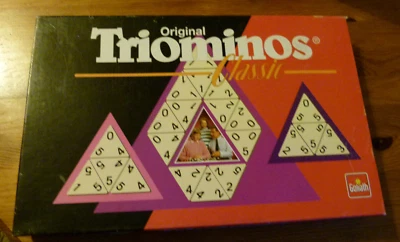 Vintage 1980s Original Triominos Classic Game by Goliath - Complete - Image 1 of 3