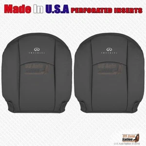 Cubierta de cuero perforada negra para Infiniti FX35 FX45 2005 2006 techo izquierdo y derecho - Imagen 1 de 6