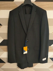 Set Suit Vest Trousers Shirt Size 54 charles le golf Black - Picture 1 of 7