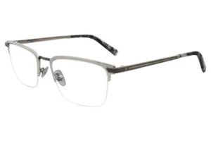John Varvatos Eyeglasses JV V167 Silver 53mm Semi Rimless - Made in Japan - Picture 1 of 2