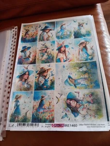 REISPAPIER FÜR SCRAPBOOKING/ZEITSCHRIFTEN NEU 30X21 CM (RP150) Ostern - Bild 1 von 1