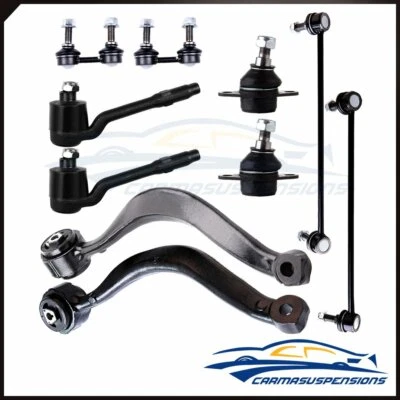 Kit de 10 suspensión para BMW X5 2000 2001 2002 2003 brazo de control de barra estabilizadora delantera trasera Foto 1 de 4