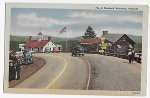 Hogback Mountain Top Vermont Vt Vintage Cars Postcard - Picture 1 of 2