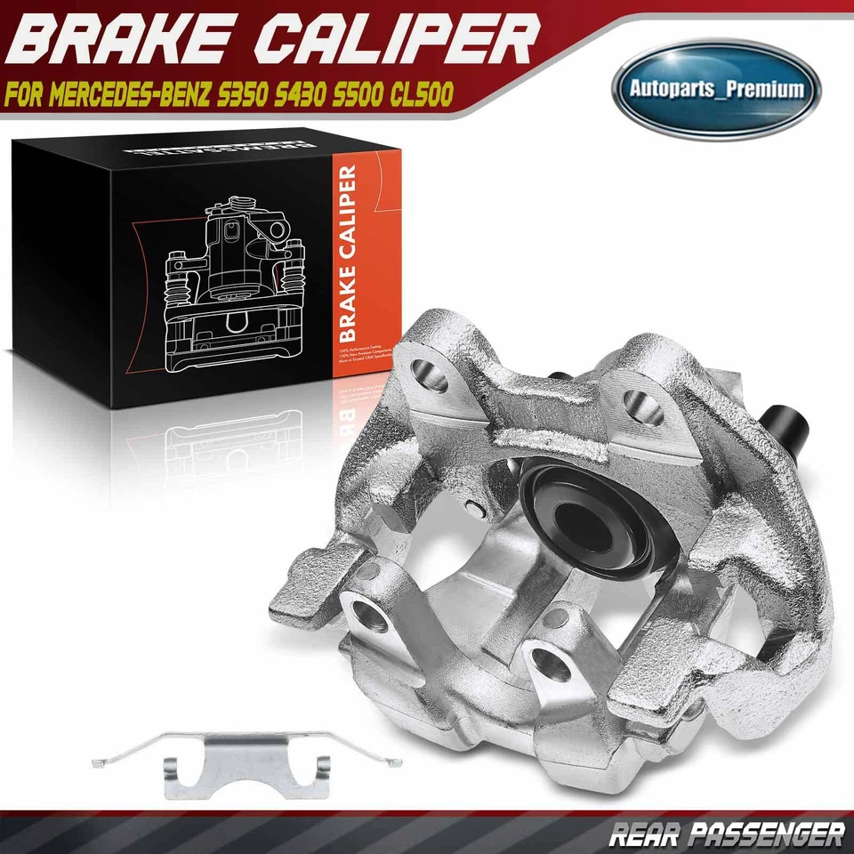 Pinza de freno de disco con soporte para Mercedes-Benz S350 S430 S500 CL500 trasero derecho Foto 1 de 4