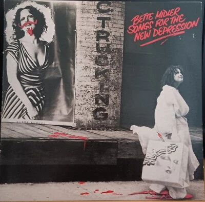 Bette Midler ‎– Songs For The New Depression 1976 LP record excellent, cover VG+ - Image 1 of 3