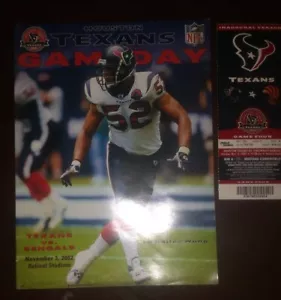 Gameday Houston Texans v Bengals 2002 NFL Football Reliant & Tickets - Picture 1 of 1