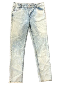 Epic Threads Acid Wash Frayed Hem Girls Skinny Jeans Stretch Size 16 (A4) - Picture 1 of 2