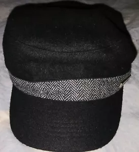 Calvin Klein Cadet Style Hat. Black & Grey. Very Nice Condition - Picture 1 of 5