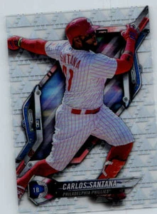 2018 Topps High Tek #HTCS Carlos Santana B (ref 200499) - Picture 1 of 2