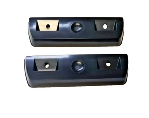 Se adapta a 68 69 70 71 72 Dart Valiant Duster negro reposabrazos trasero bases NUEVO - Imagen 1 de 1