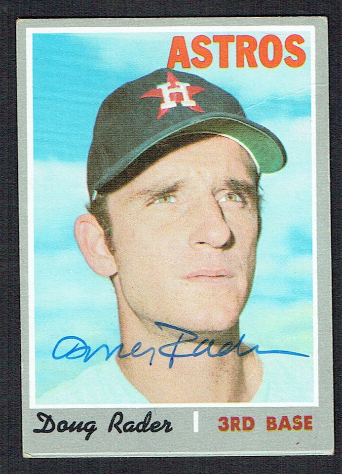 Doug Rader #355 signed autograph auto 1970 Topps Baseball Trading Card - Image 1 of 1