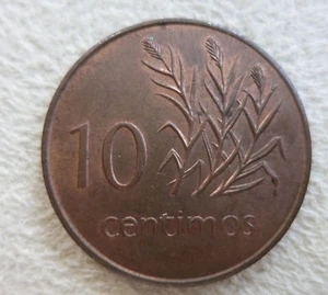 MOZAMBIQUE Republic 10 centimos 1975 GEM UNC Not Issued Samora Sugar Cane Scarce - Picture 1 of 2