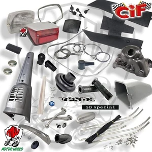 KIT RESTAURO COMPLETO RICAMBI VESPA 50 SPECIAL 3 E 4 MARCE - Foto 1 di 1