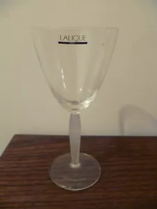 LALIQUE verre en cristal modèle LOUVRE , pied gravé , publicitaire - Imagen 1 de 4