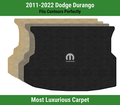 Alfombra de carga Lloyd Luxe para Dodge Durango 2011-2022 con logotipo M-Mopar negro Foto 1 de 4
