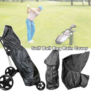 Golf Bag Rain Cover Waterproof Hood Club Protection Golf Cart Bag For Easy Use - Picture 1 of 13