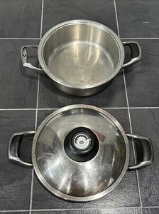 AMC Induction Stainless Steel Cookware Sauce Pan 3.5L 40075 Skillet 1.4L 40065 - Picture 1 of 11