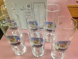 New Rastal Spaten 0.5 Liter Beer Glass Lot of 6 Happy Holidays Germany - Picture 1 of 7