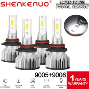 For Chevy Express 1500 2500 3500 LED Headlight Kit 9005 9006 High Low Beam Bulbs - Bild 1 von 18