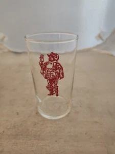Vintage HEILEMAN'S OLD STYLE LAGER Beer Shell ACL Glass 4 3/8" ~w/Grenadier - Picture 1 of 1