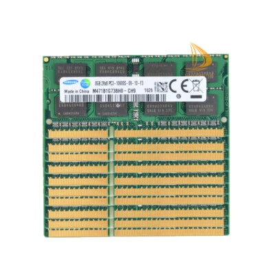 Samsung 10X 8GB 2RX8 DDR3 1333MHz PC3-10600S 204PIN SODIMM Laptop RAM Memory #DD - Image 1 of 4