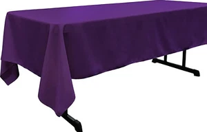 LILA - abwaschbare rechteckige Tischdecke aus Polyester Popeline, knitterarm - Bild 1 von 1