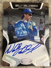 WALLY DALLENBACH 2018 NASCAR PANINI CERTIFIED AUTO #'D 51/99