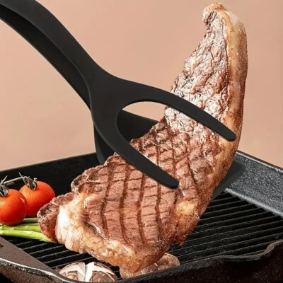 Cooking Tongs Grip and Flip/ Spatula Non Stick Silicon Ergonomic Design