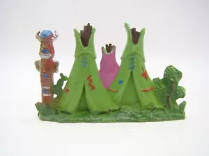STARLUX - FAR WEST - DECOR - SILHOUETTE DE CAMP INDIEN - 1972 - 1/32 - ANCIEN - - Picture 1 of 5