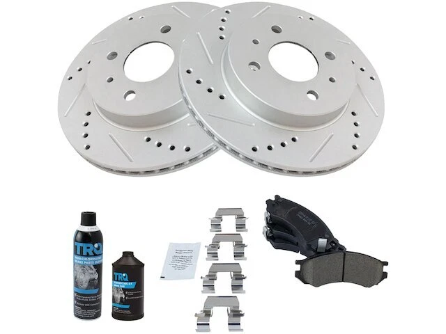 Front TRQ Brake Pad and Rotor Kit fits Saturn SL2 1991-2002 18FGKW - Изображение 1 из 1